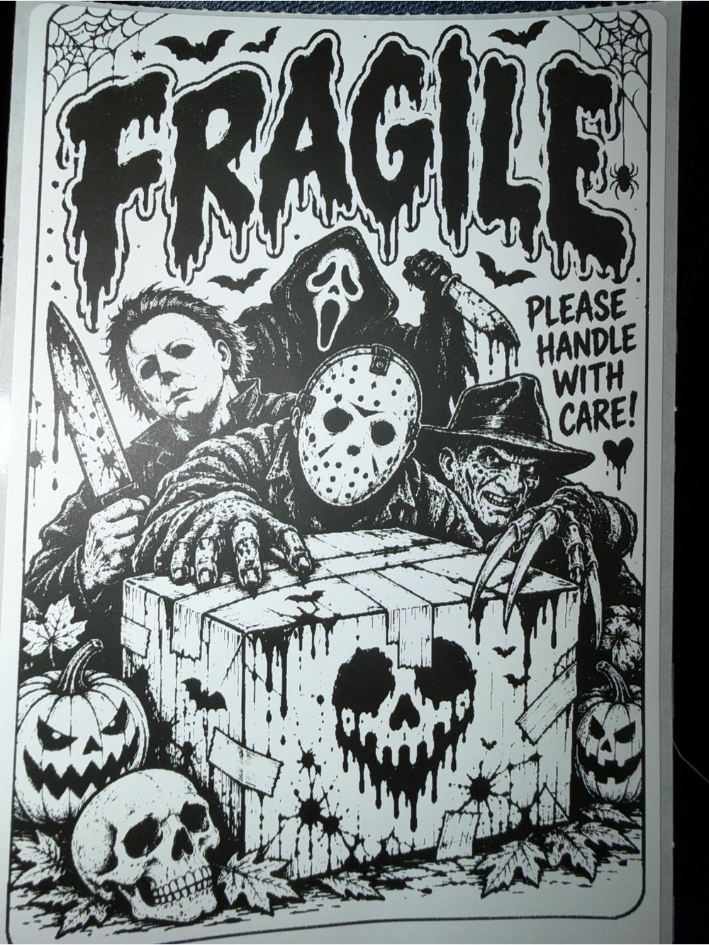 Horror Icons Fragile 50ct 4x6